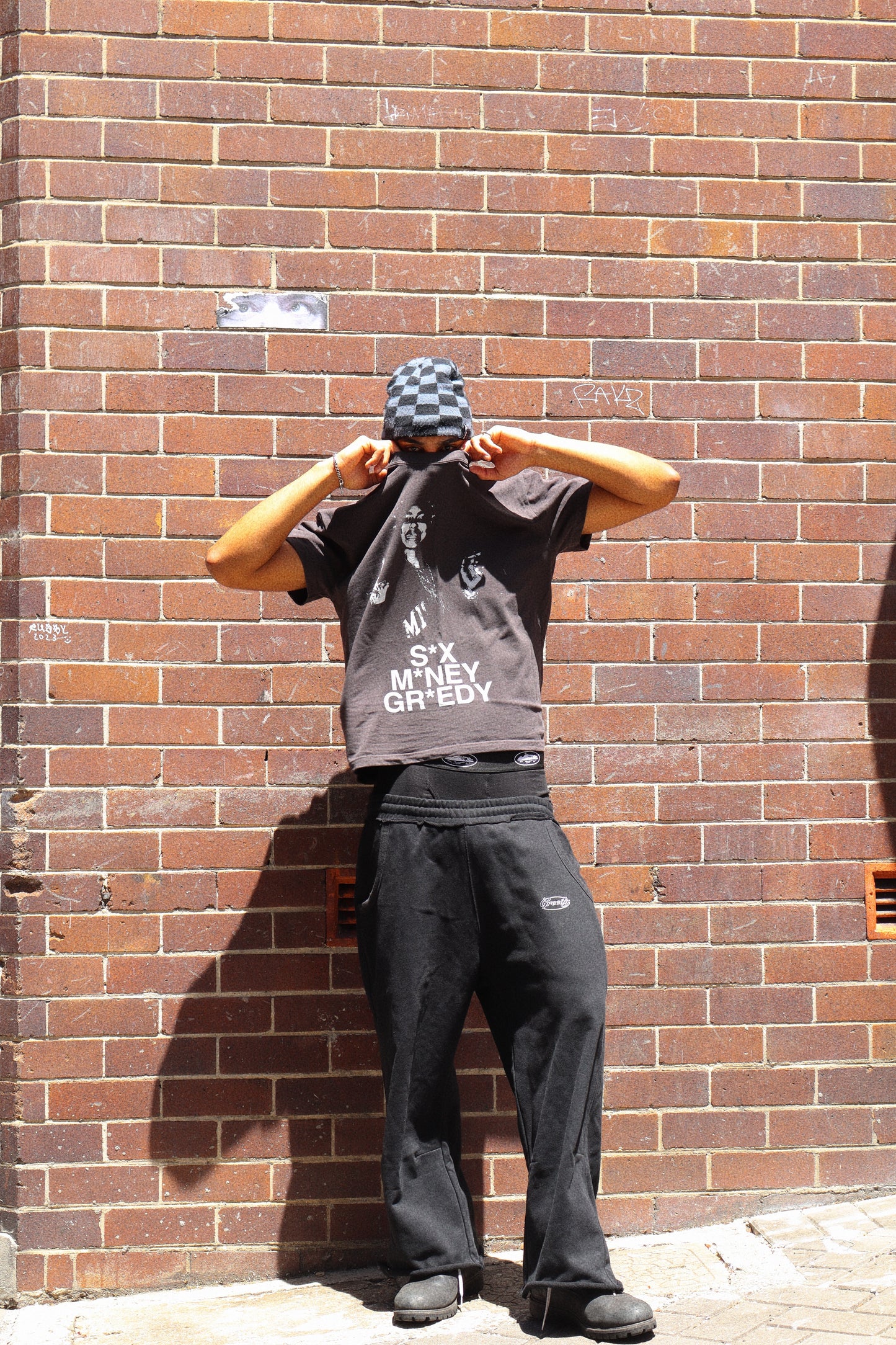 GH baggy pants Black