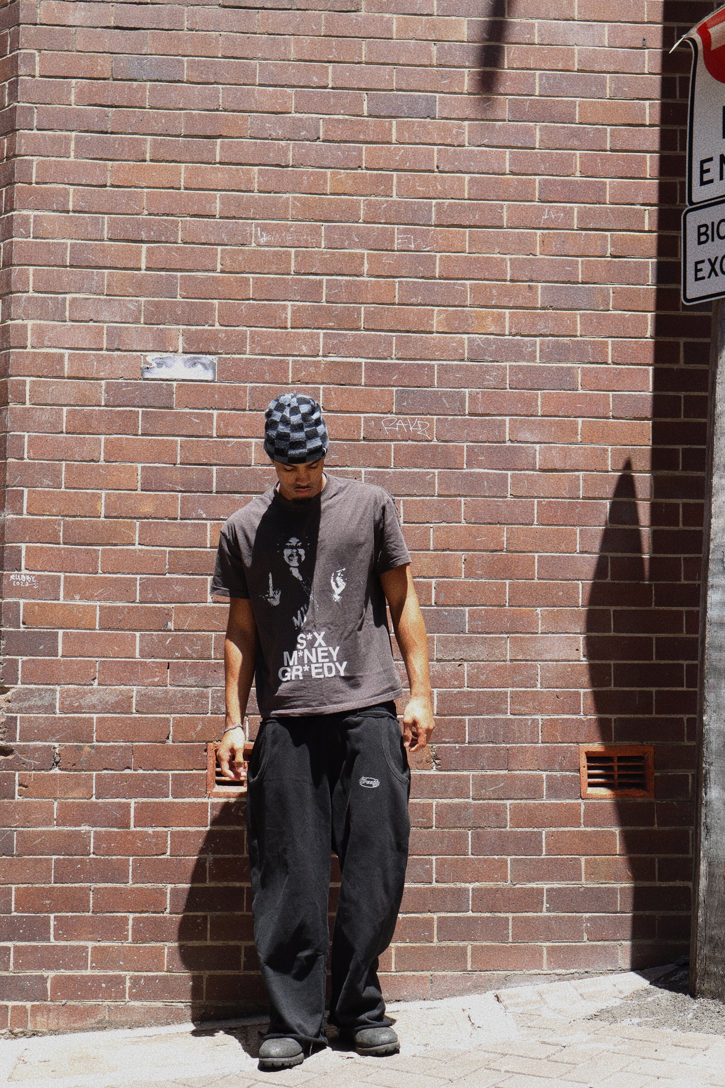 GH baggy pants Black